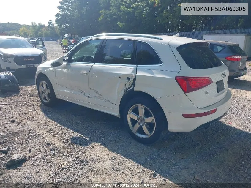 WA1DKAFP5BA060305 2011 Audi Q5 3.2 Premium Plus