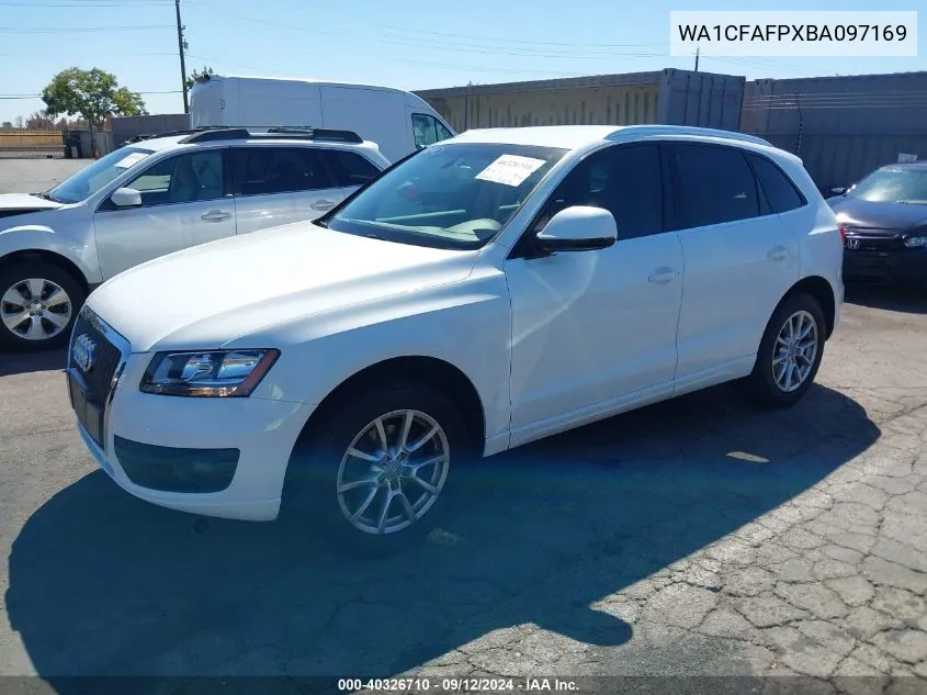 WA1CFAFPXBA097169 2011 Audi Q5 2.0T Premium