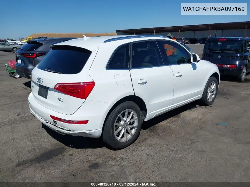 WA1CFAFPXBA097169 2011 Audi Q5 2.0T Premium