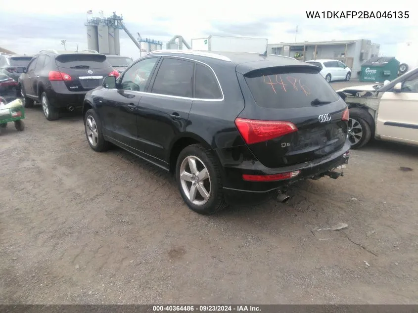 WA1DKAFP2BA046135 2011 Audi Q5 3.2 Premium Plus