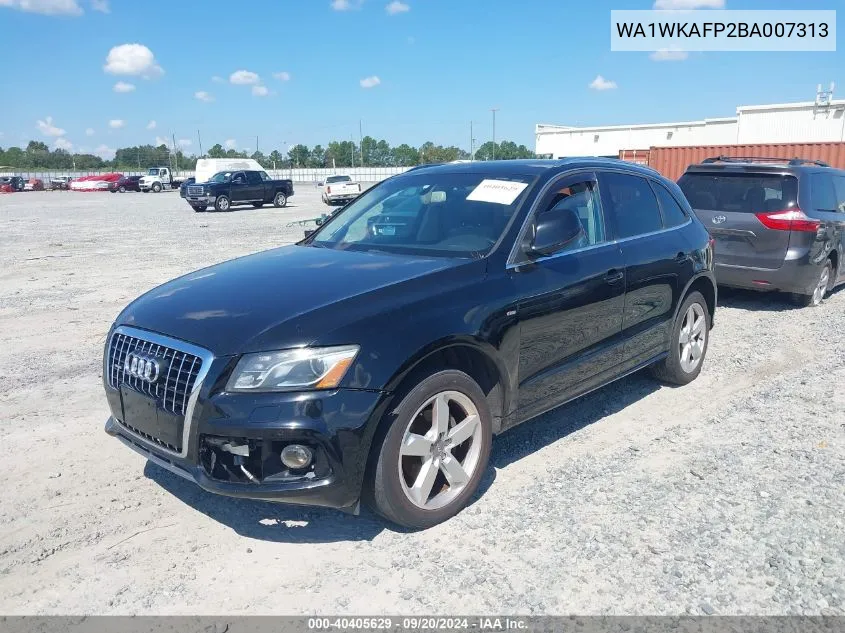 2011 Audi Q5 3.2 Premium Plus VIN: WA1WKAFP2BA007313 Lot: 40405629