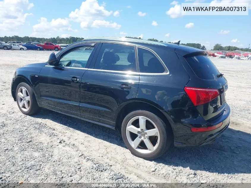 2011 Audi Q5 3.2 Premium Plus VIN: WA1WKAFP2BA007313 Lot: 40405629