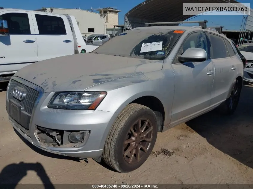 WA1CFAFPXBA033763 2011 Audi Q5 2.0T Premium