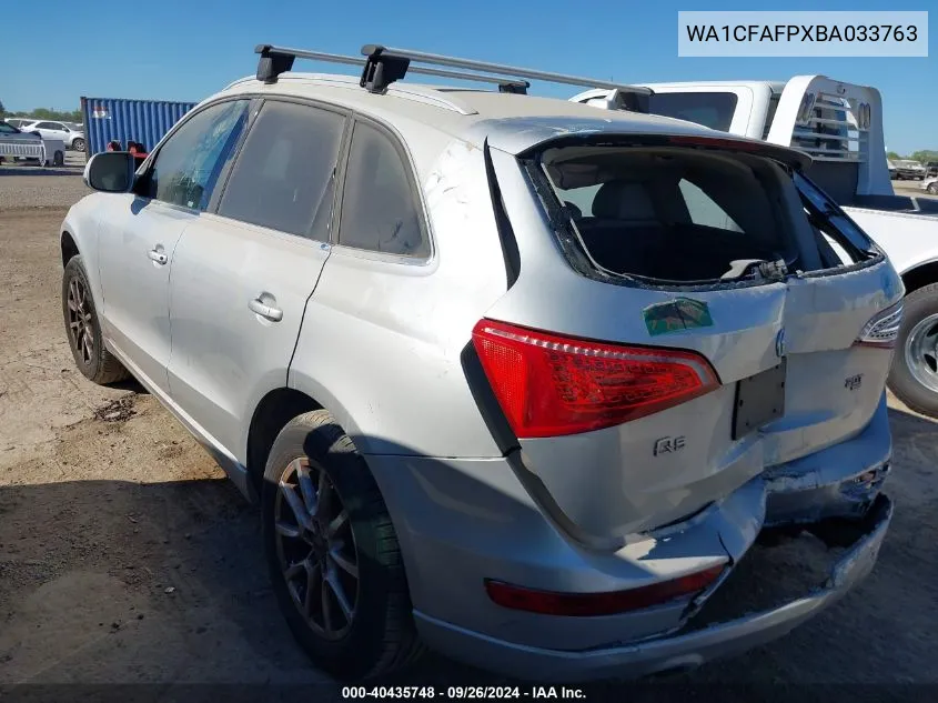 WA1CFAFPXBA033763 2011 Audi Q5 2.0T Premium