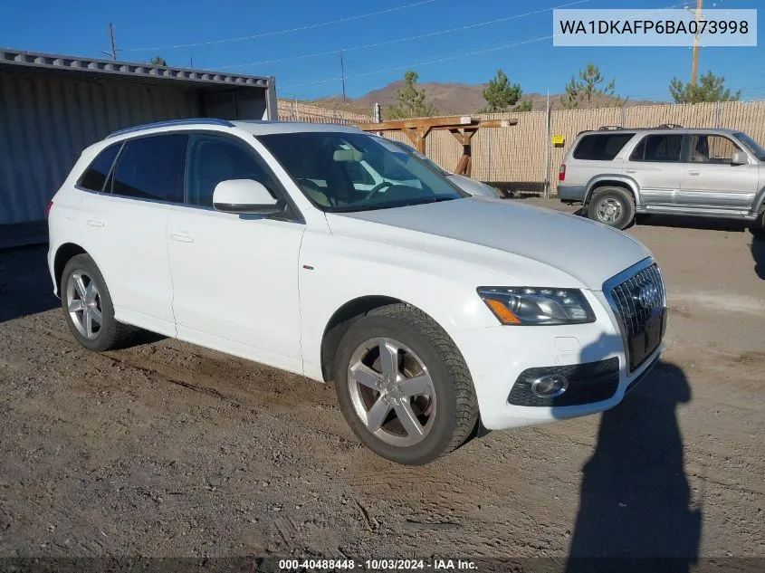 2011 Audi Q5 3.2 Premium Plus VIN: WA1DKAFP6BA073998 Lot: 40488448