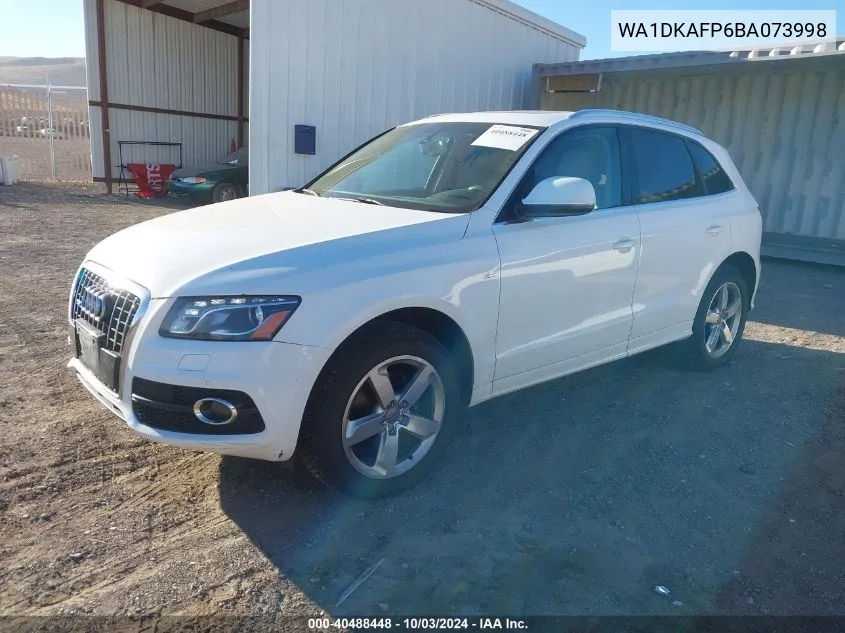 2011 Audi Q5 3.2 Premium Plus VIN: WA1DKAFP6BA073998 Lot: 40488448