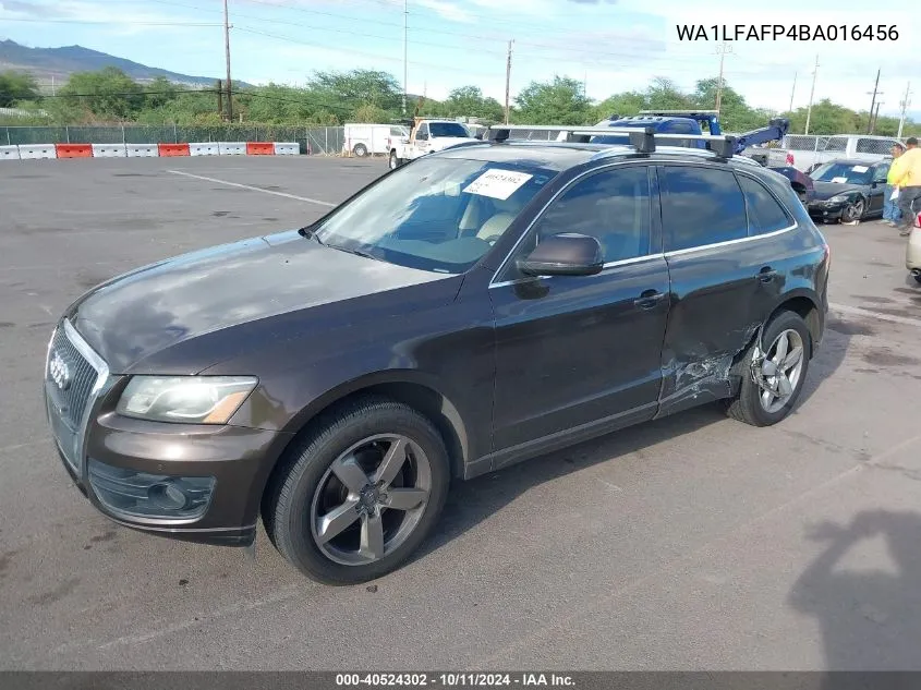 2011 Audi Q5 2.0T Premium VIN: WA1LFAFP4BA016456 Lot: 40524302