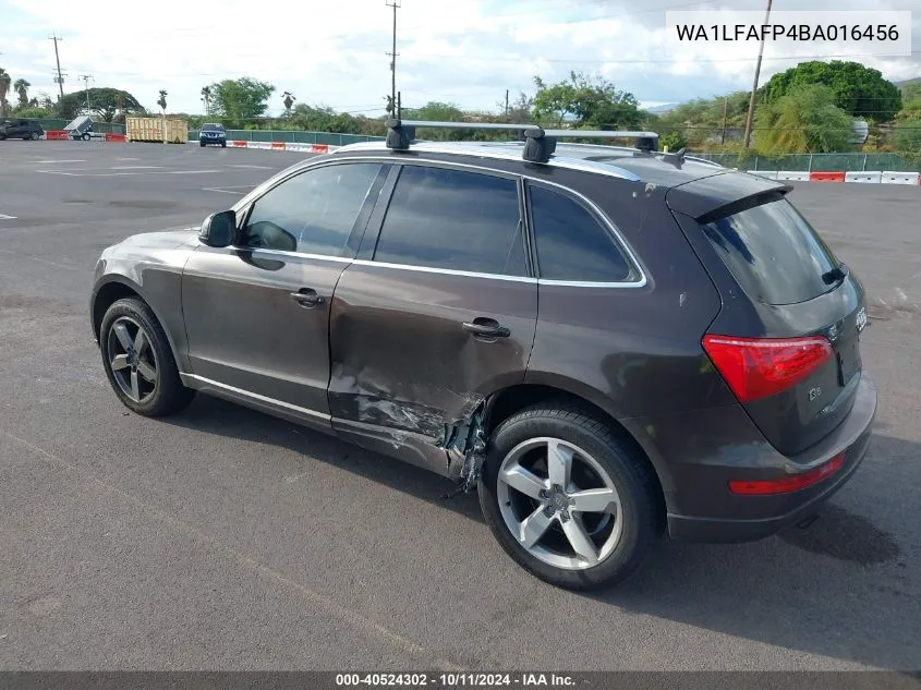 2011 Audi Q5 2.0T Premium VIN: WA1LFAFP4BA016456 Lot: 40524302