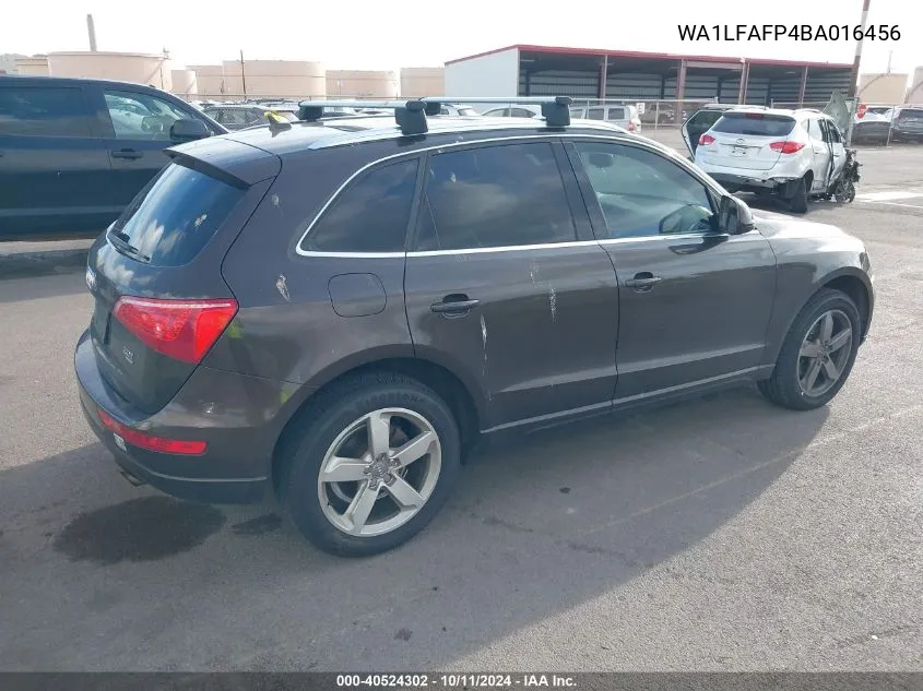 2011 Audi Q5 2.0T Premium VIN: WA1LFAFP4BA016456 Lot: 40524302