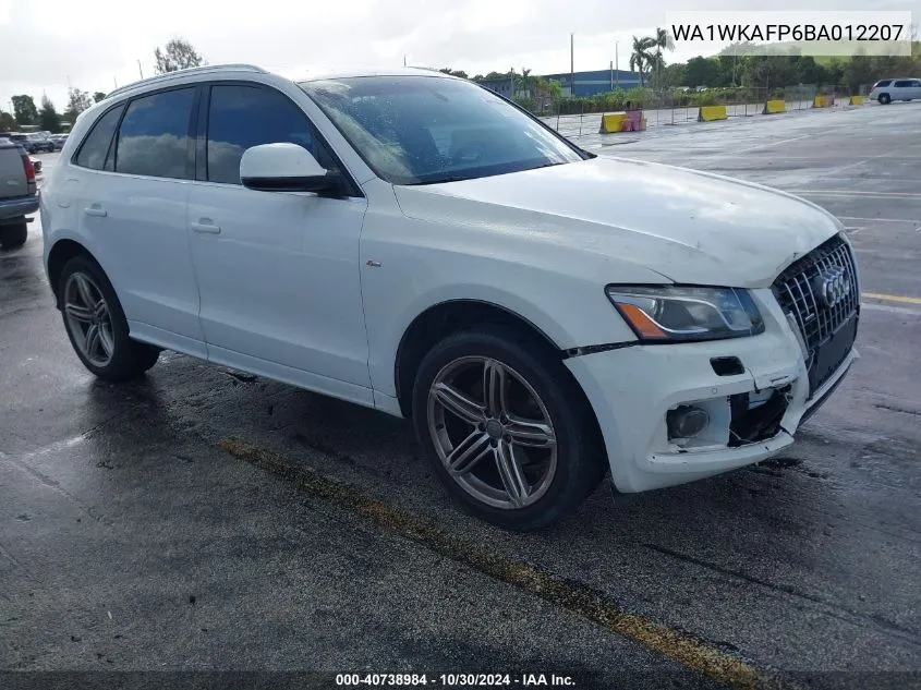 WA1WKAFP6BA012207 2011 Audi Q5 3.2 Premium Plus