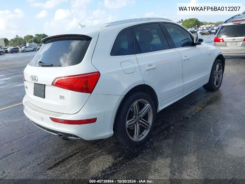 WA1WKAFP6BA012207 2011 Audi Q5 3.2 Premium Plus