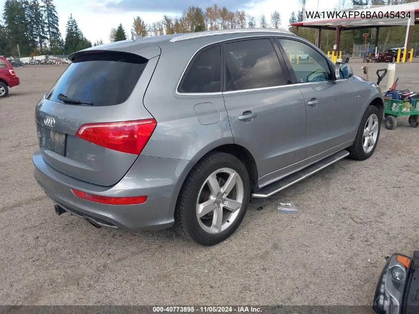 2011 Audi Q5 3.2 Premium Plus VIN: WA1WKAFP6BA045434 Lot: 40773895