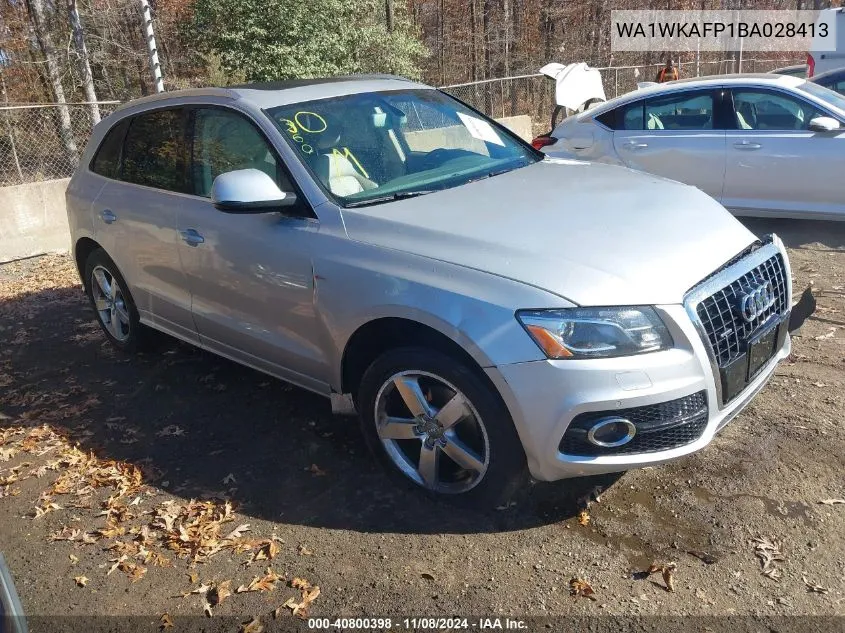 2011 Audi Q5 3.2 Premium Plus VIN: WA1WKAFP1BA028413 Lot: 40800398