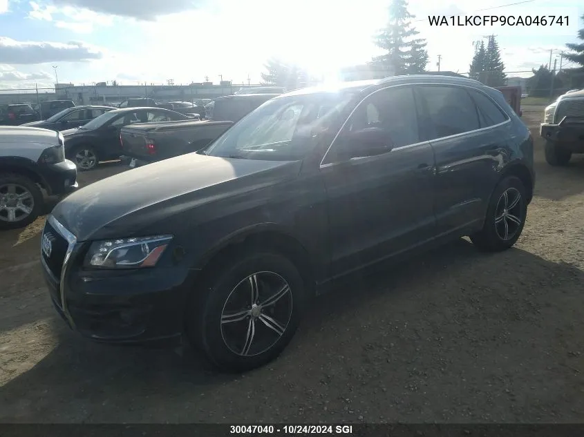 2012 Audi Q5 VIN: WA1LKCFP9CA046741 Lot: 30047040