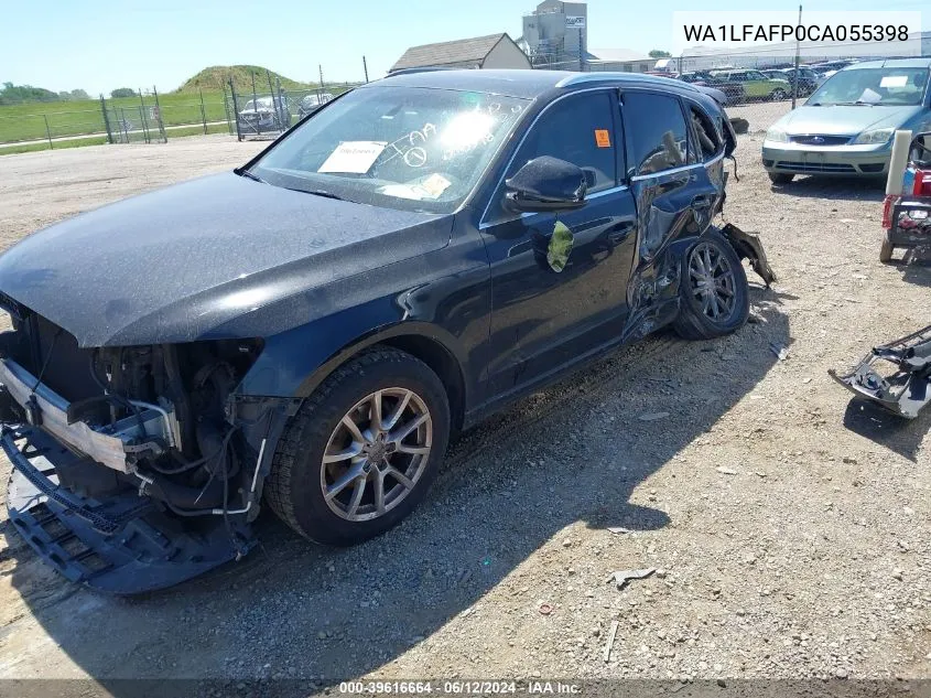 2012 Audi Q5 2.0T Premium VIN: WA1LFAFP0CA055398 Lot: 39616664