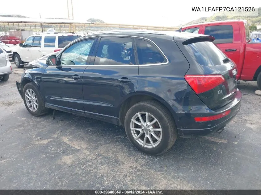 WA1LFAFP7CA121526 2012 Audi Q5 2.0T Premium