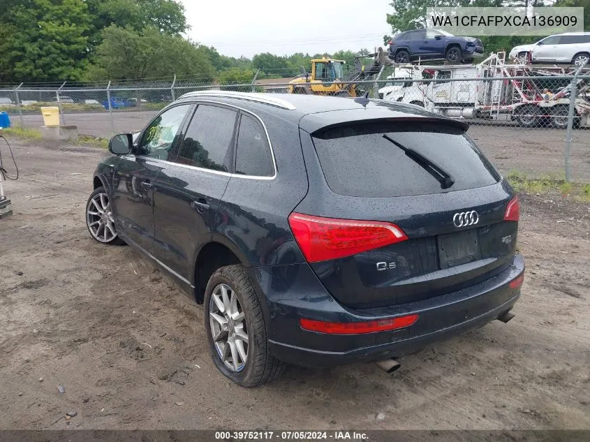 WA1CFAFPXCA136909 2012 Audi Q5 2.0T Premium