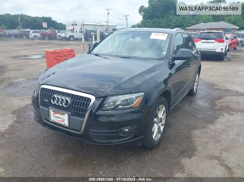 2012 Audi Q5 2.0T Premium VIN: WA1LFAFP3CA096589 Lot: 39881340