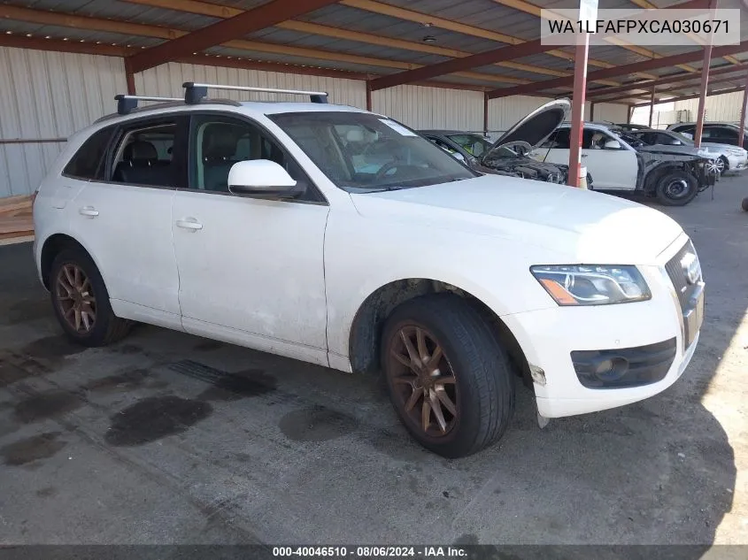 WA1LFAFPXCA030671 2012 Audi Q5 2.0T Premium