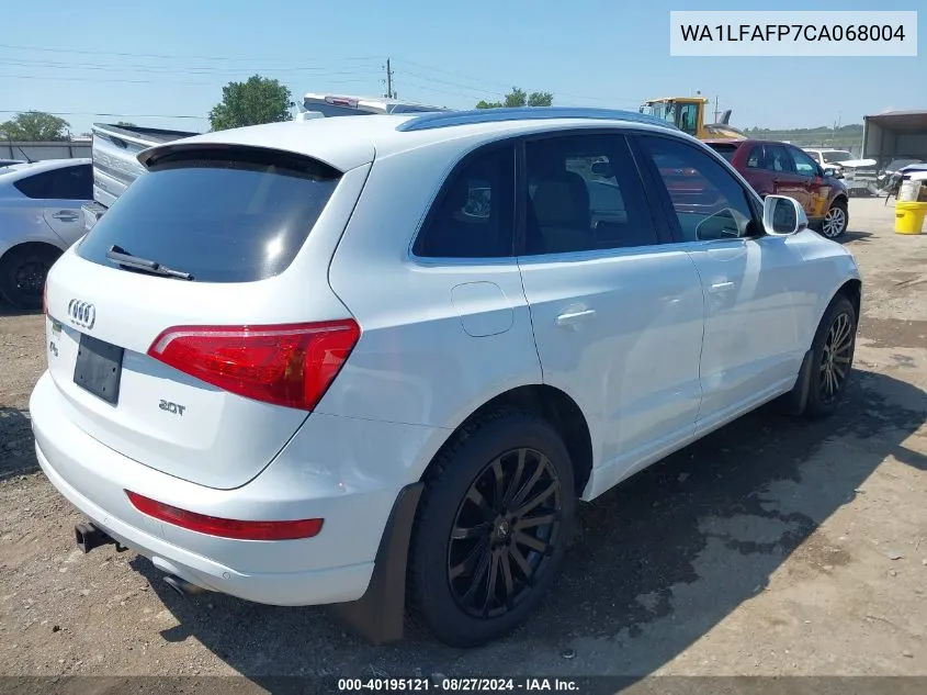 WA1LFAFP7CA068004 2012 Audi Q5 2.0T Premium