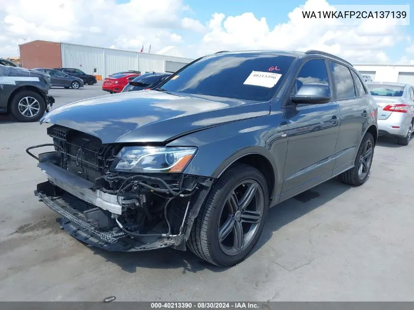 WA1WKAFP2CA137139 2012 Audi Q5 3.2 Premium