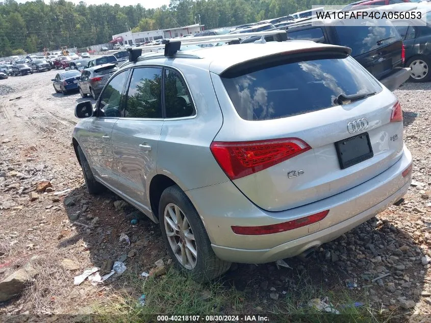 2012 Audi Q5 2.0T Premium VIN: WA1CFAFP4CA056053 Lot: 40218107