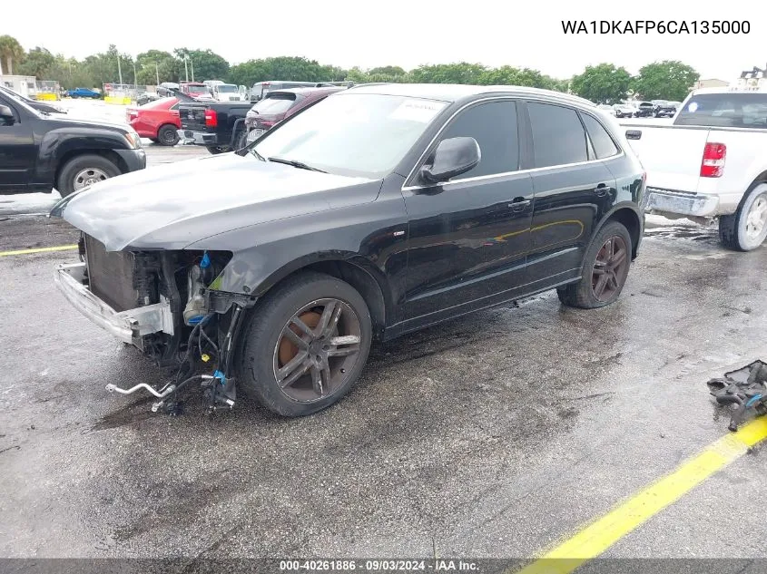 2012 Audi Q5 3.2 Premium Plus VIN: WA1DKAFP6CA135000 Lot: 40261886