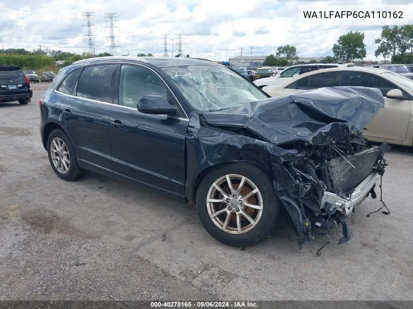 2012 Audi Q5 2.0T Premium VIN: WA1LFAFP6CA110162 Lot: 40278165