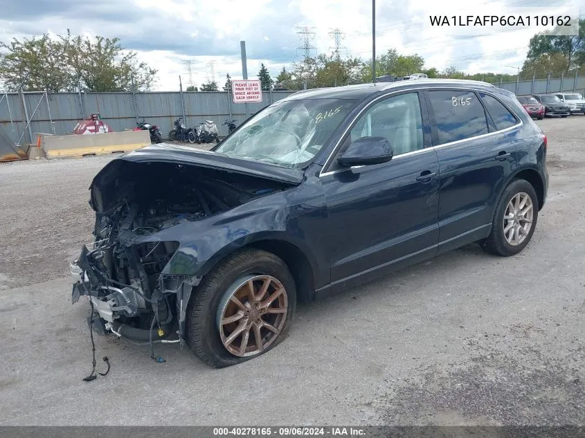 WA1LFAFP6CA110162 2012 Audi Q5 2.0T Premium