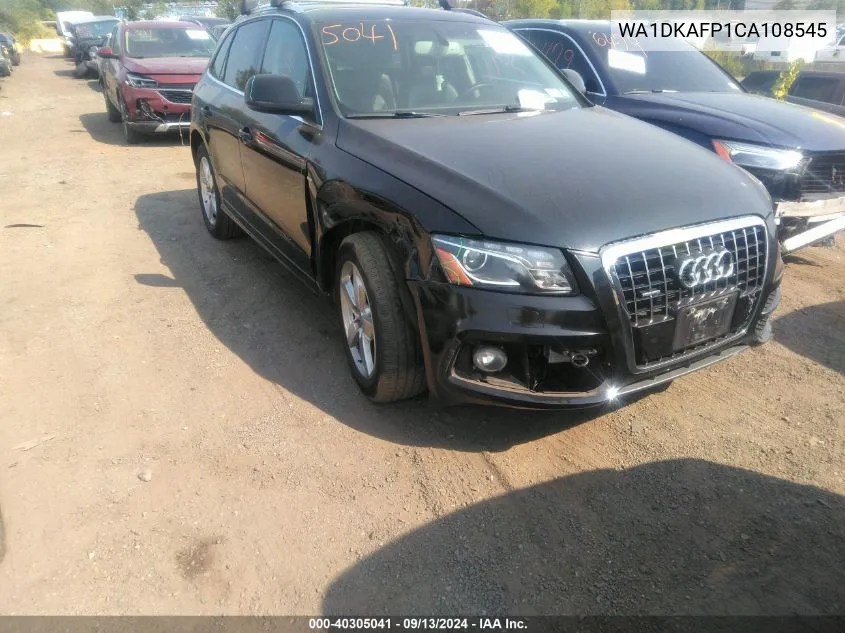 2012 Audi Q5 3.2 Premium Plus VIN: WA1DKAFP1CA108545 Lot: 40305041