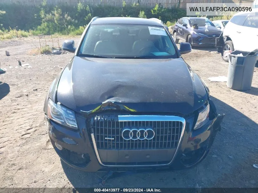 2012 Audi Q5 2.0T Premium VIN: WA1LFAFP3CA090596 Lot: 40413977