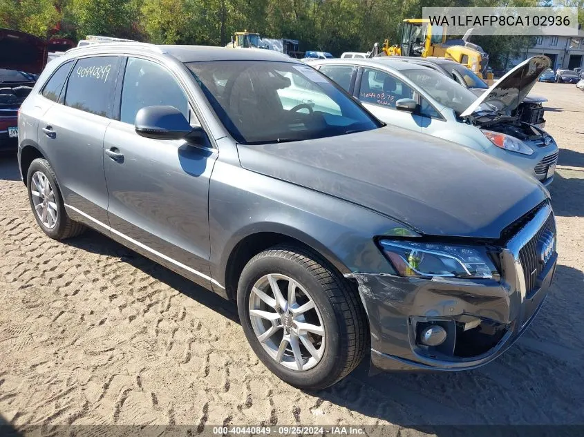 WA1LFAFP8CA102936 2012 Audi Q5 2.0T Premium