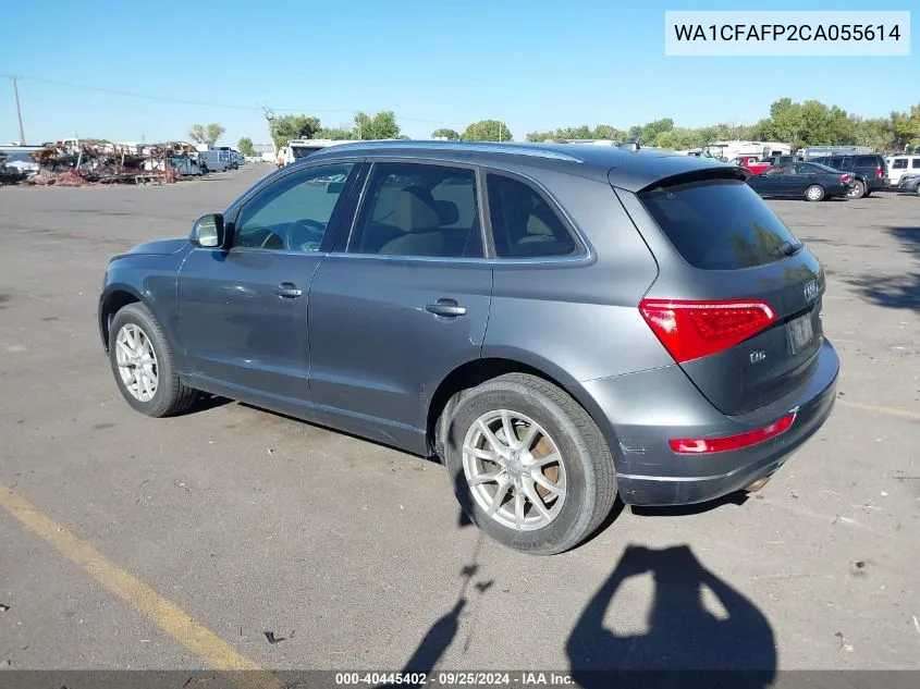 2012 Audi Q5 2.0T Premium VIN: WA1CFAFP2CA055614 Lot: 40445402