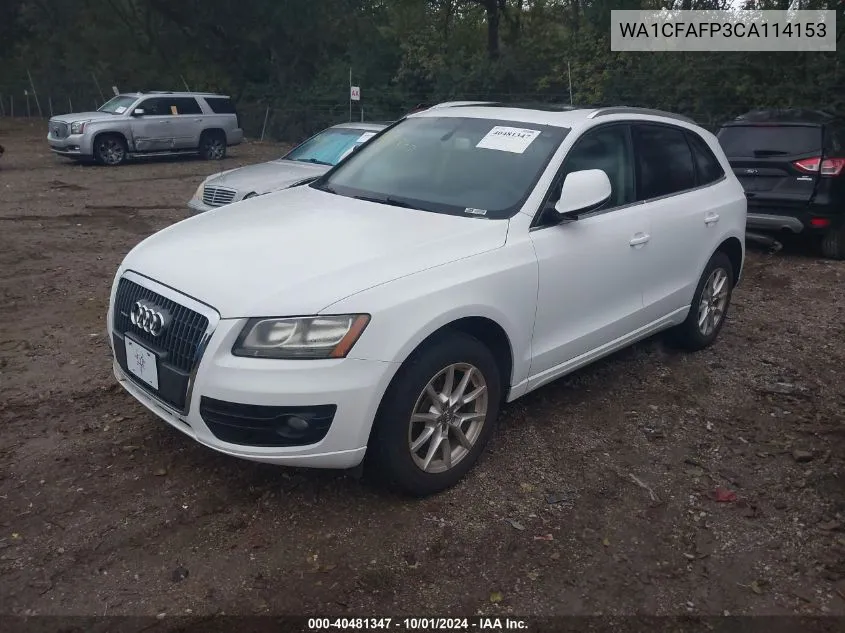 WA1CFAFP3CA114153 2012 Audi Q5 2.0T Premium