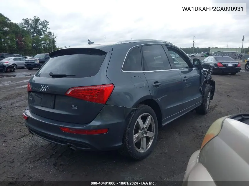 WA1DKAFP2CA090931 2012 Audi Q5 3.2 Premium Plus