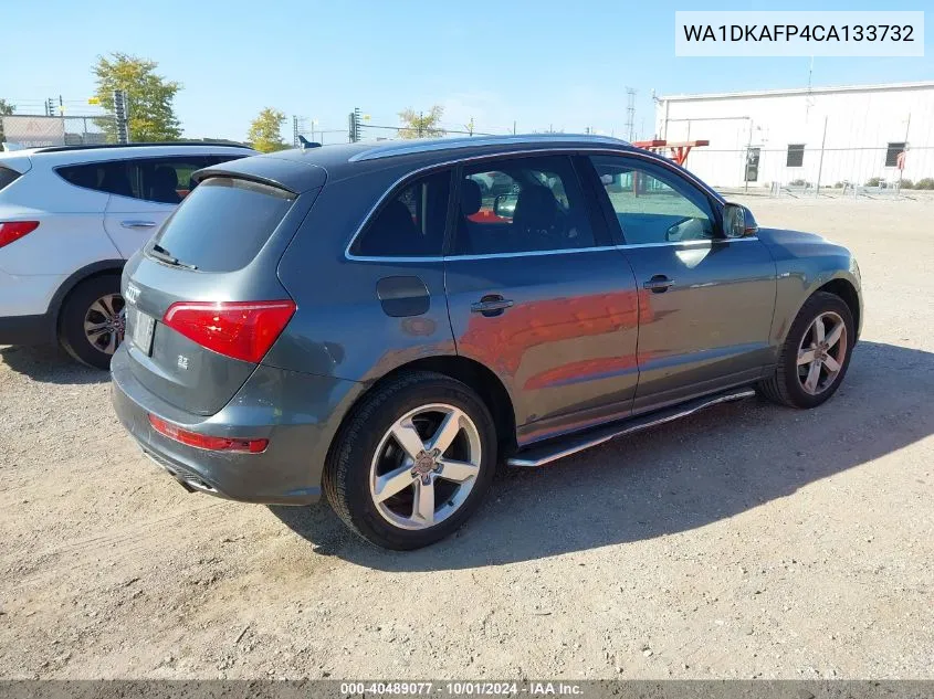 2012 Audi Q5 3.2 Premium Plus VIN: WA1DKAFP4CA133732 Lot: 40489077