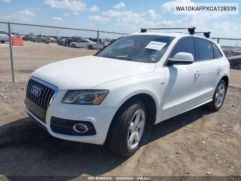 2012 Audi Q5 3.2 Premium Plus VIN: WA1DKAFPXCA128339 Lot: 40495423