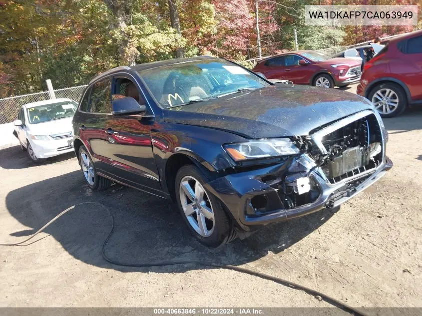 2012 Audi Q5 3.2 Premium Plus VIN: WA1DKAFP7CA063949 Lot: 40663846