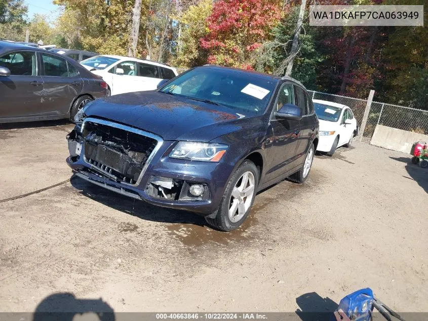 2012 Audi Q5 3.2 Premium Plus VIN: WA1DKAFP7CA063949 Lot: 40663846