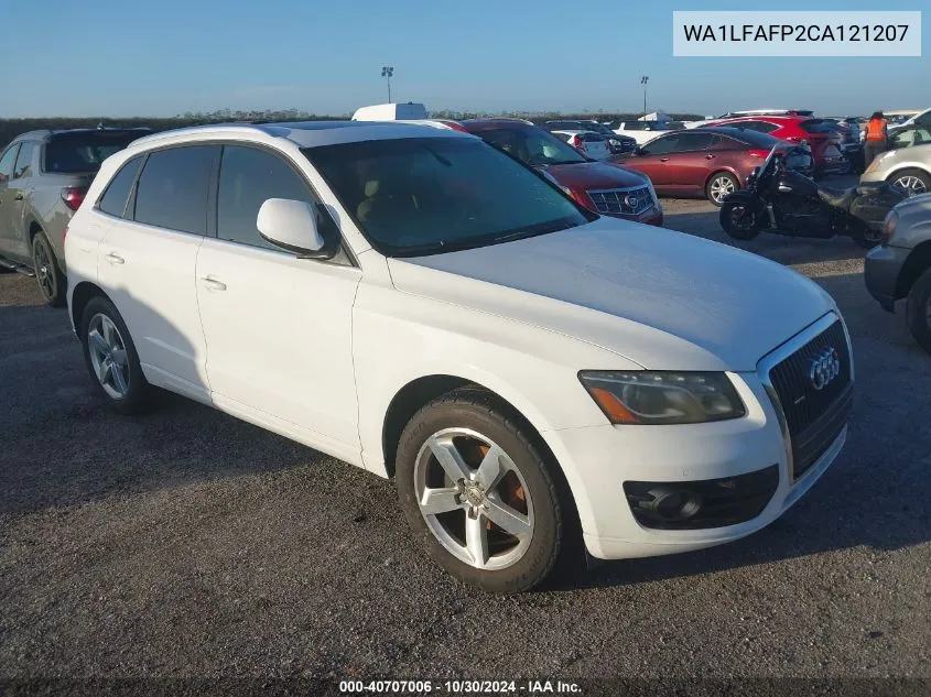 2012 Audi Q5 2.0T Premium VIN: WA1LFAFP2CA121207 Lot: 40707006