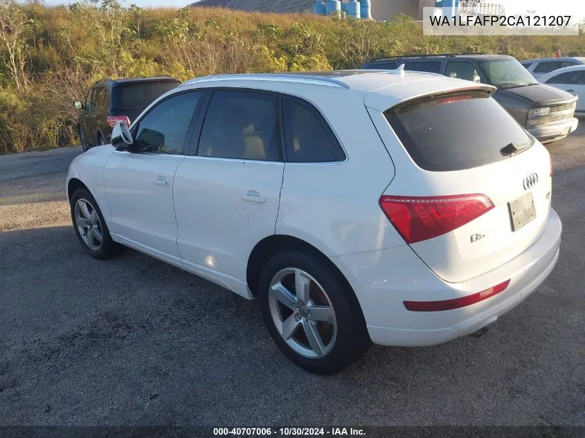 2012 Audi Q5 2.0T Premium VIN: WA1LFAFP2CA121207 Lot: 40707006