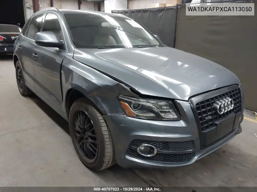 2012 Audi Q5 3.2 Premium Plus VIN: WA1DKAFPXCA113050 Lot: 40707023