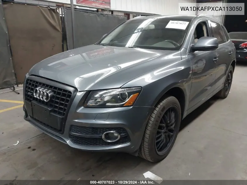 2012 Audi Q5 3.2 Premium Plus VIN: WA1DKAFPXCA113050 Lot: 40707023