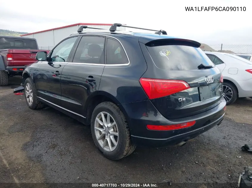 2012 Audi Q5 2.0T Premium VIN: WA1LFAFP6CA090110 Lot: 40717703