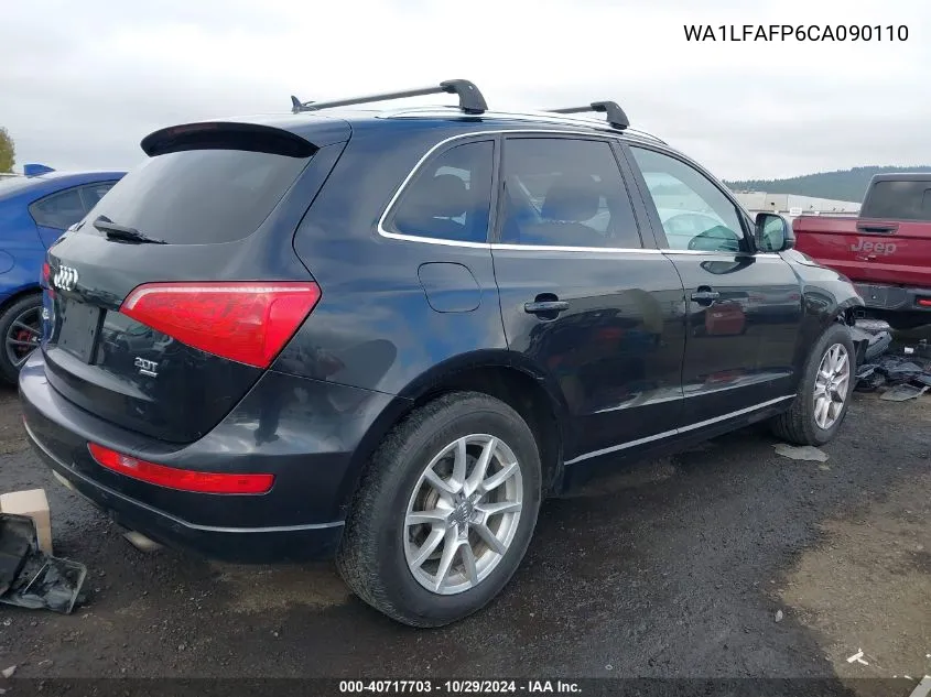 2012 Audi Q5 2.0T Premium VIN: WA1LFAFP6CA090110 Lot: 40717703