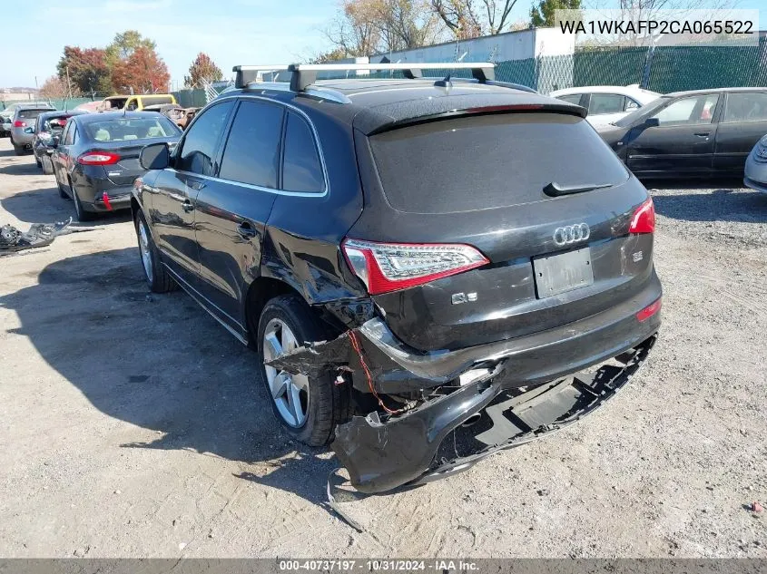 2012 Audi Q5 3.2 Premium VIN: WA1WKAFP2CA065522 Lot: 40737197