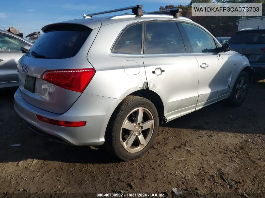 2012 Audi Q5 3.2 Premium Plus VIN: WA1DKAFP3CA073703 Lot: 40738992