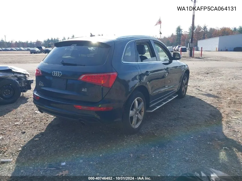 2012 Audi Q5 3.2 Premium Plus VIN: WA1DKAFP5CA064131 Lot: 40746452