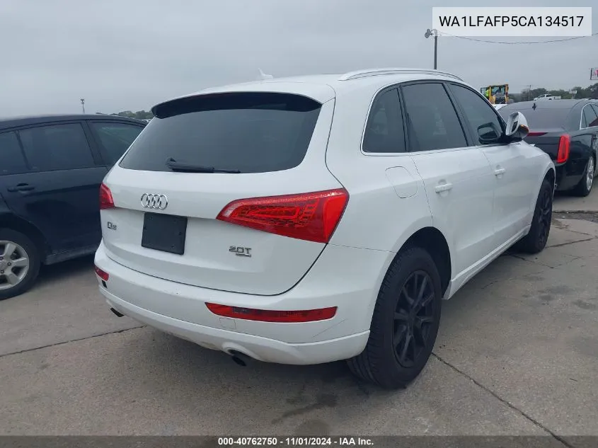 2012 Audi Q5 2.0T Premium VIN: WA1LFAFP5CA134517 Lot: 40762750