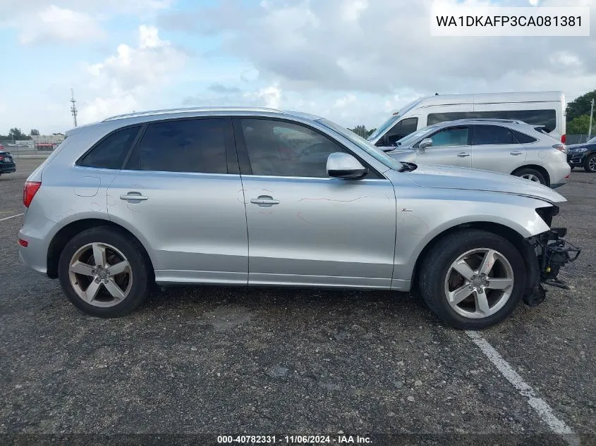 WA1DKAFP3CA081381 2012 Audi Q5 3.2 Premium Plus